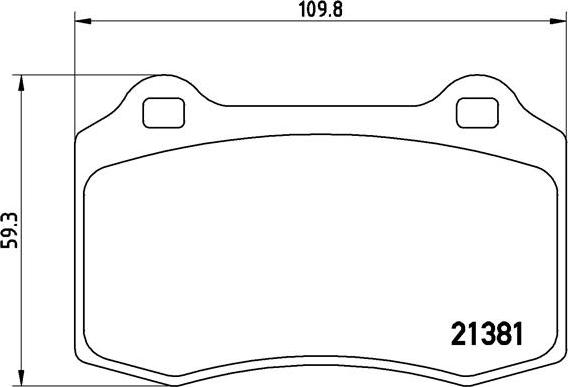 Brembo P 24 073 - Тормозные колодки, дисковые, комплект parts5.com