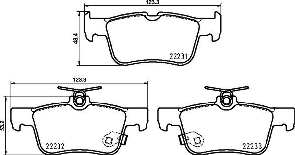 Brembo P 24 217 - Тормозные колодки, дисковые, комплект parts5.com