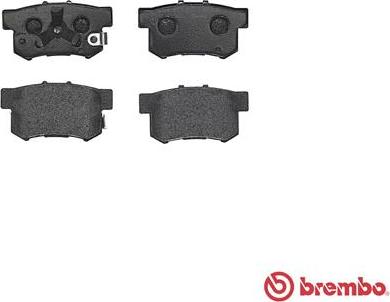 Brembo P 28 051 - Тормозные колодки, дисковые, комплект parts5.com