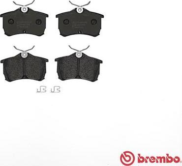 Brembo P 28 030 - Тормозные колодки, дисковые, комплект parts5.com