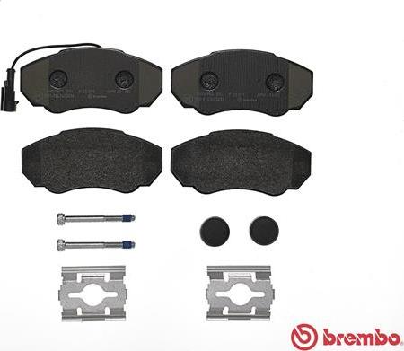 Brembo P 23 091 - Тормозные колодки, дисковые, комплект parts5.com