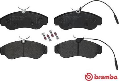 Brembo P 23 069 - Тормозные колодки, дисковые, комплект parts5.com