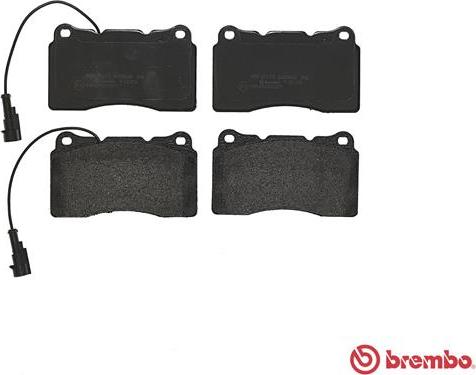 Brembo P 23 078 - Тормозные колодки, дисковые, комплект parts5.com