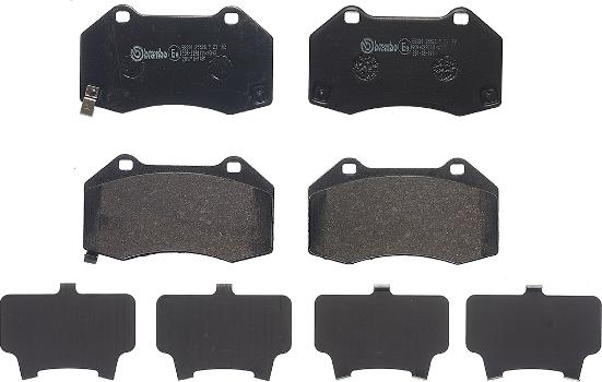 Brembo P 23 182 - Тормозные колодки, дисковые, комплект parts5.com