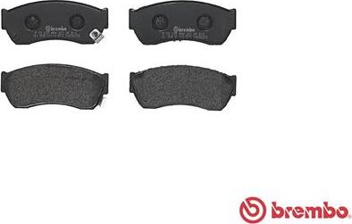 Brembo P 79 005 - Тормозные колодки, дисковые, комплект parts5.com