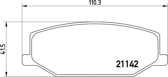 Brembo P 79 001 - Тормозные колодки, дисковые, комплект parts5.com