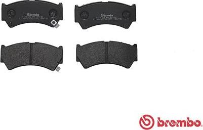 Brembo P 79 013 - Тормозные колодки, дисковые, комплект parts5.com