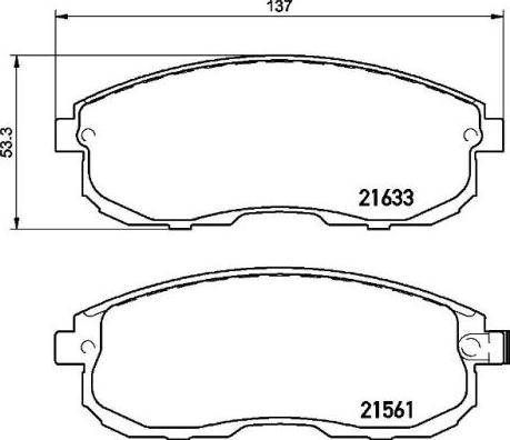 Brembo P 79 030 - Тормозные колодки, дисковые, комплект parts5.com