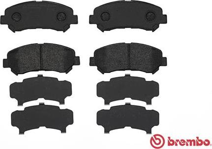 Brembo P 79 028 - Тормозные колодки, дисковые, комплект parts5.com