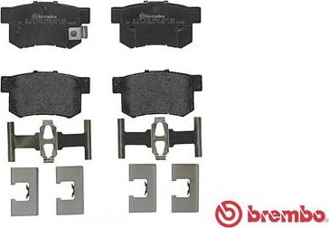 Brembo P 79 027 - Тормозные колодки, дисковые, комплект parts5.com