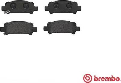 Brembo P 78 011 - Тормозные колодки, дисковые, комплект parts5.com