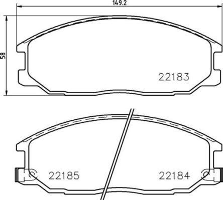 Brembo P 77 002 - Тормозные колодки, дисковые, комплект parts5.com