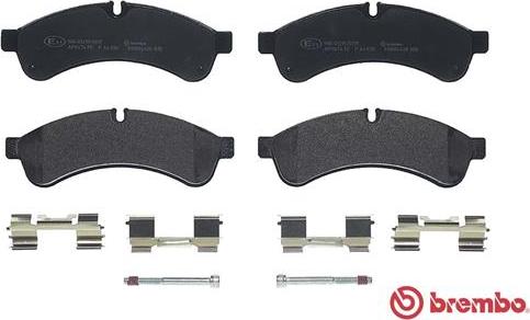 Brembo P A6 030 - Тормозные колодки, дисковые, комплект parts5.com