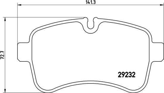 Brembo P A6 027 - Тормозные колодки, дисковые, комплект parts5.com