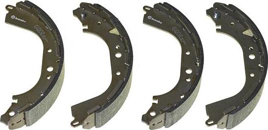 Brembo S 56 529 - Комплект тормозных колодок, барабанные parts5.com