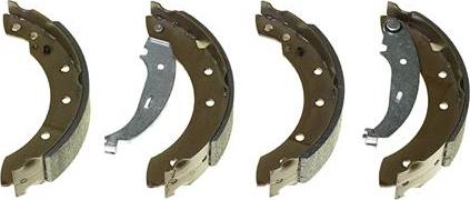 Brembo S 61 520 - Комплект тормозных колодок, барабанные parts5.com