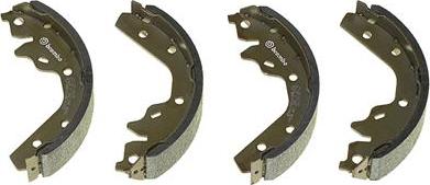 Brembo S 11 502 - Комплект тормозных колодок, барабанные parts5.com