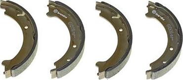 Brembo S 86 509 - Комплект тормозов, ручник, парковка parts5.com