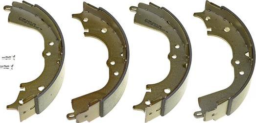 Brembo S 83 537 - Комплект тормозных колодок, барабанные parts5.com