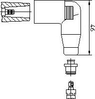 Bremi 13552A1 - Вилка, катушка зажигания parts5.com