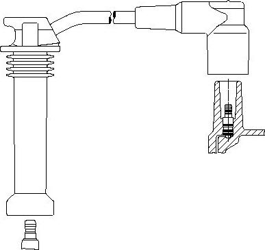 Bremi 8A19/46 - Провод зажигания parts5.com