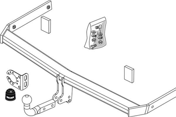 Brink 450500 - Прицепное устройство, фаркоп parts5.com