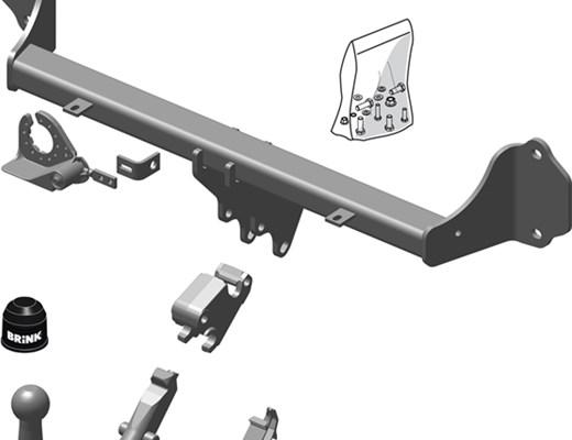 Brink 554500 - Прицепное устройство, фаркоп parts5.com