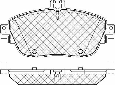 Mercedes-Benz 0004209104 - Тормозные колодки, дисковые, комплект parts5.com