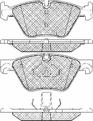 BMW 8847064 - Тормозные колодки, дисковые, комплект parts5.com