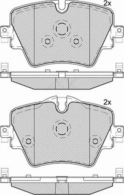 BMW 34118843653 - Тормозные колодки, дисковые, комплект parts5.com