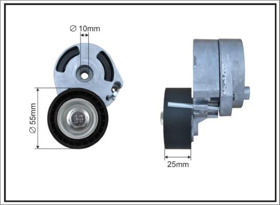 Caffaro 104600SP - Натяжитель, поликлиновый ремень parts5.com