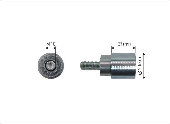 Caffaro 128-10 - Направляющий ролик, зубчатый ремень parts5.com