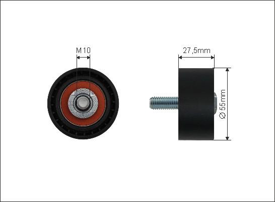 Caffaro 320-99 - Направляющий ролик, зубчатый ремень parts5.com