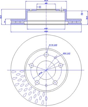 A.B.S. 16292 - Тормозной диск parts5.com