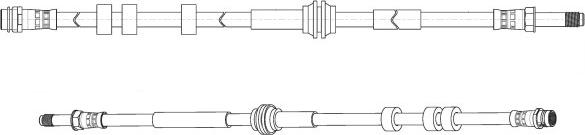 CEF 514742 - Тормозной шланг parts5.com