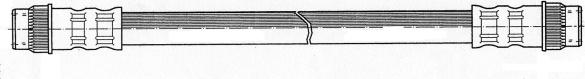 CEF 511748 - Тормозной шланг parts5.com