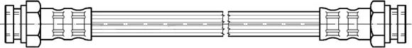 CEF 510234 - Тормозной шланг parts5.com