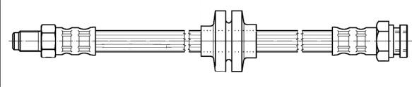 CEF 511666 - Тормозной шланг parts5.com