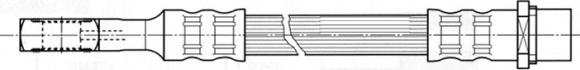 CEF 511894 - Тормозной шланг parts5.com