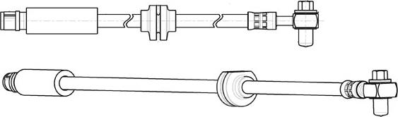 CEF 512970 - Тормозной шланг parts5.com