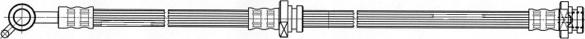 CEF 512502 - Тормозной шланг parts5.com