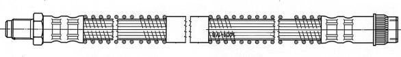 CEF 512187 - Тормозной шланг parts5.com