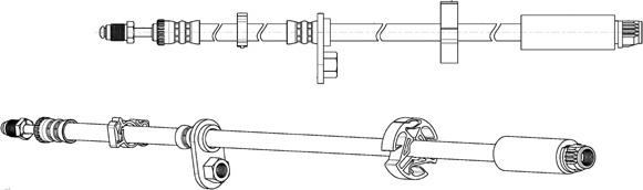 CEF 512807 - Тормозной шланг parts5.com