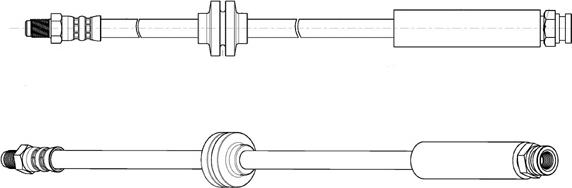 CEF 512834 - Тормозной шланг parts5.com