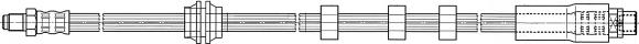 CEF 512340 - Тормозной шланг parts5.com