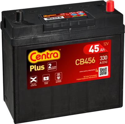 CENTRA CB456 - Стартерная аккумуляторная батарея, АКБ parts5.com