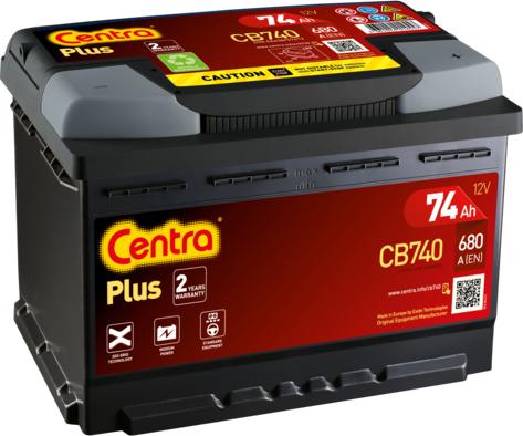 CENTRA CB740 - Стартерная аккумуляторная батарея, АКБ parts5.com