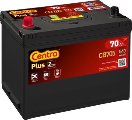 CENTRA CB705 - Стартерная аккумуляторная батарея, АКБ parts5.com