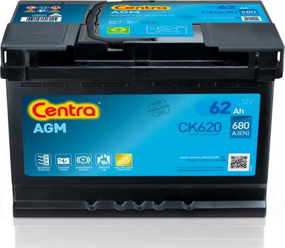 CENTRA CK620 - Стартерная аккумуляторная батарея, АКБ parts5.com