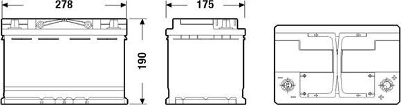 CENTRA CK700 - Стартерная аккумуляторная батарея, АКБ parts5.com